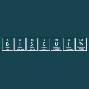 Official Tudors Periodic Table- Gildan Heavy Cotton Adult T-Shirt Design