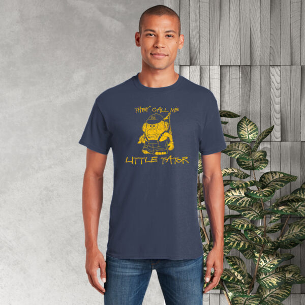 Official Little Tator Navy - Gildan Heavy Cotton Adult T-Shirt Thumbnail