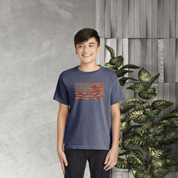 Official Tudor's Bacon Flag - Gildan Heavy Cotton™ Youth T-Shirt Thumbnail