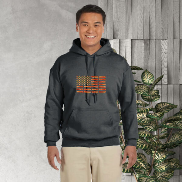 Official Tudor's Bacon Flag - Gildan Heavy Blend™ Adult Hooded Sweatshirt Thumbnail